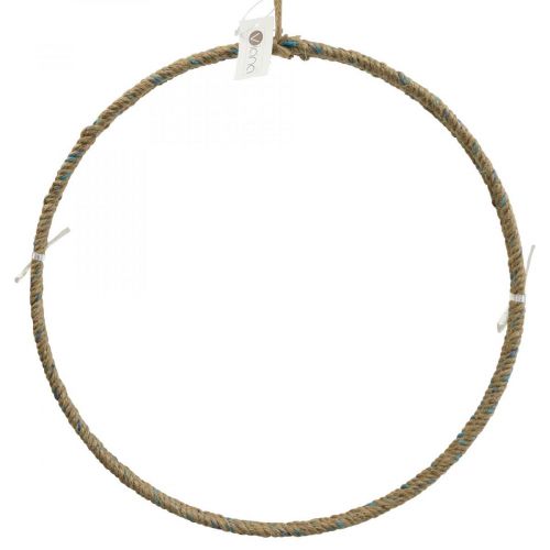Artikel Dekorativ ring jute Scandi dekorativ ring til ophæng Ø40cm 2 stk