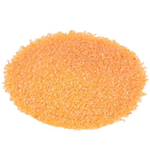 Dekorationssand orange neonfarvet sand 0,5 mm 1 kg