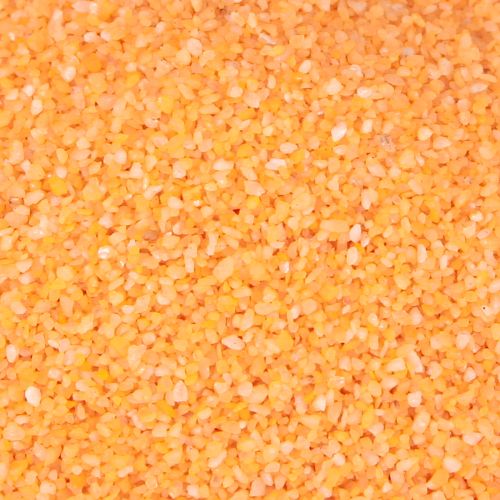 Artikel Dekorationssand orange neonfarvet sand 0,5 mm 1 kg