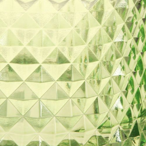 Artikel Dekorativ skål glas fyrfadsstage grøn retro Ø10,5cm 2stk