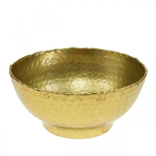 Dekorativ skål metal Vintage skål guld Metal skål Ø16cm
