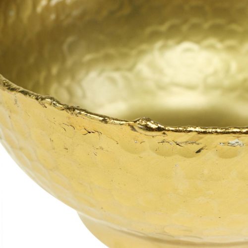 Floristik24 Dekorativ skål metal Vintage skål guld Metal skål Ø16cm