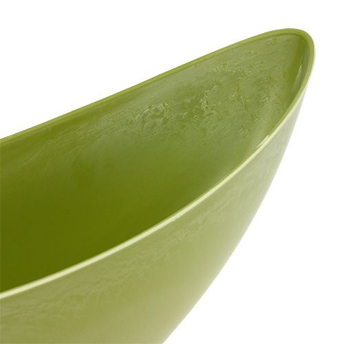 Artikel Dekorativ skål plast lysegrøn 39cm x 13cm H13cm 1 stk