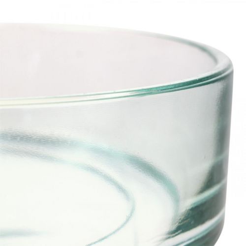 Artikel Dekorativ skål glas glas skål rund flad klar Ø15cm H5cm