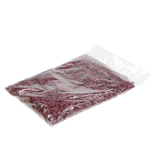 Floristik24 Dekorative sten 9mm - 13mm 2kg Bourgogne