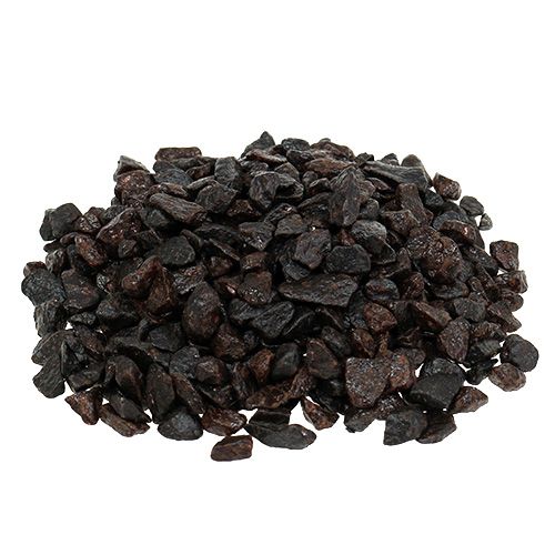 Floristik24 Dekorative sten 9mm - 13mm kaffe 2kg