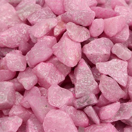 Floristik24 Dekorative sten 9mm - 13mm pink 2kg