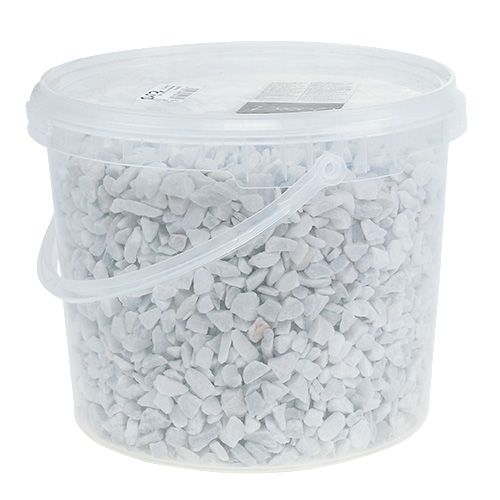 Artikel Dekorationssten 9mm - 13mm Hvid 5L