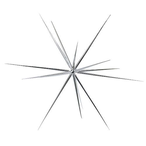 Floristik24 Dekorativ stjerne stor til at hænge 55 cm sølv