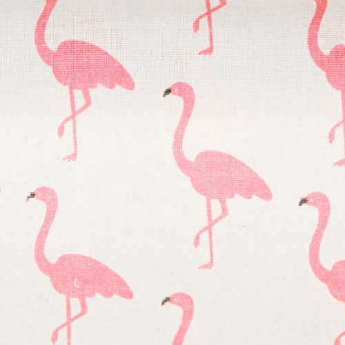 Artikel Dekorationsstof flamingo hvidrosa 30 cm x 3m
