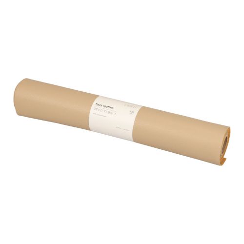 Artikel Imiteret læder beige dekorativt stof læder bordløber 33cm×1,35m