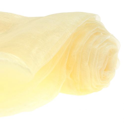 Floristik24 Organza fløde dekoration stof 150 cm x 300 cm