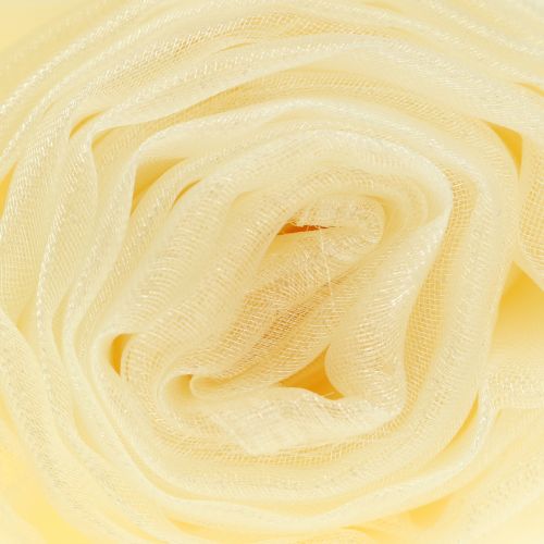 Floristik24 Organza fløde dekoration stof 150 cm x 300 cm