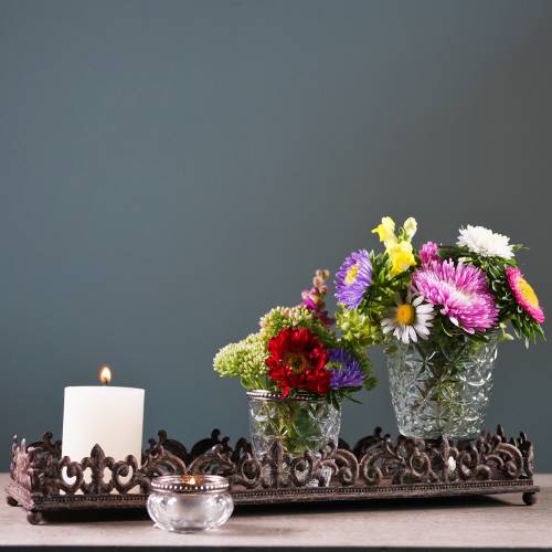 Floristik24 Dekorativ bakke antikbrun 2stk