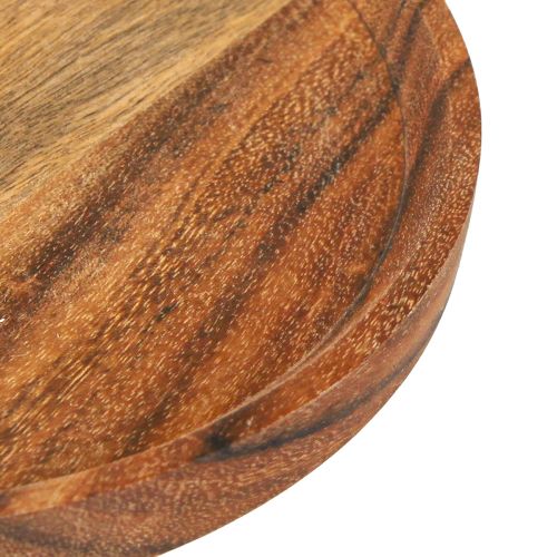 Artikel Dekorativ tallerken dekorativ bakke træ akacie naturolieret Ø20cm