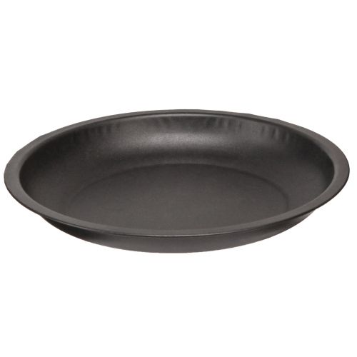 Floristik24 Dekorativ plade rund metal i sort Ø23cm H2,5cm 5stk