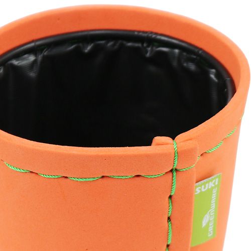 Floristik24 Plantekande orange Ø12cm H11.5cm