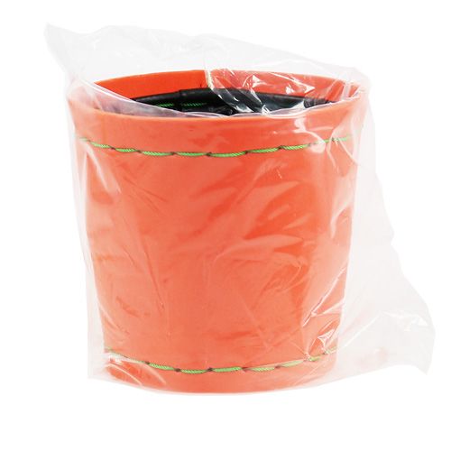 Floristik24 Plantekande orange Ø12cm H11.5cm
