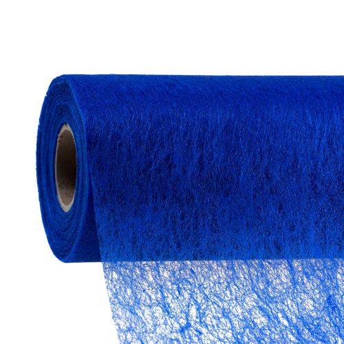 Floristik24 Dekorativ fleece bordløber dekorativ fleece bordløber blå 23cm 25m