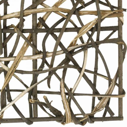 Floristik24 Deco wall vine plug-in hjælpemiddel flettede vinranker natur 40×40cm