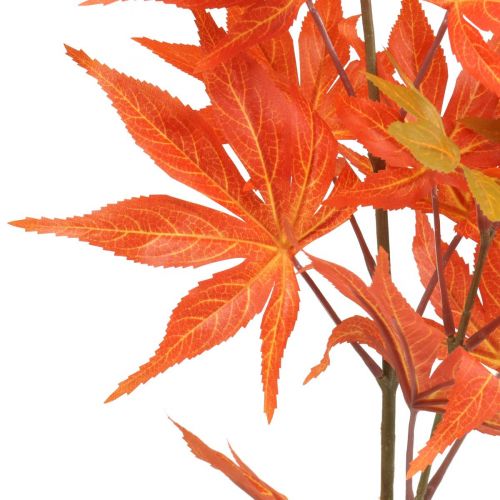 Floristik24 Deco gren ahorn orange blade kunstig gren efterår 80cm