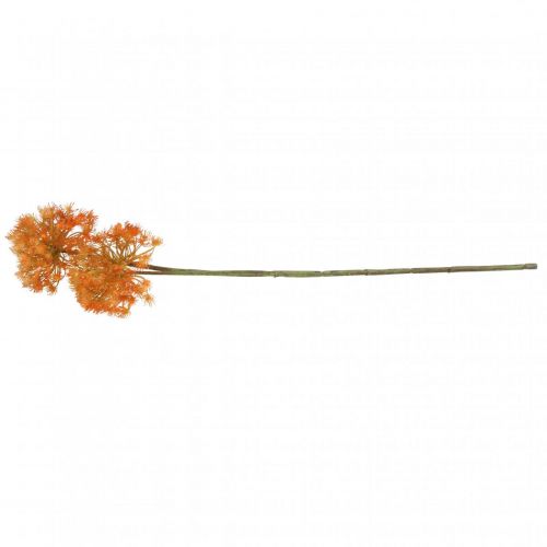 Artikel Deco gren kunstig gren efterårsdekoration 2 blomsterstande orange 82cm