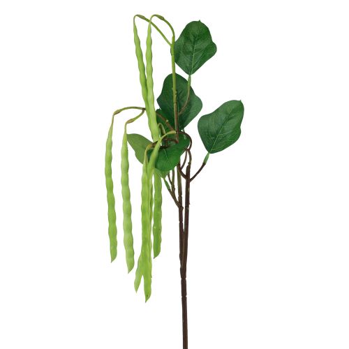 Dekorativ gren bønnegren kunstig plante grøn 68cm