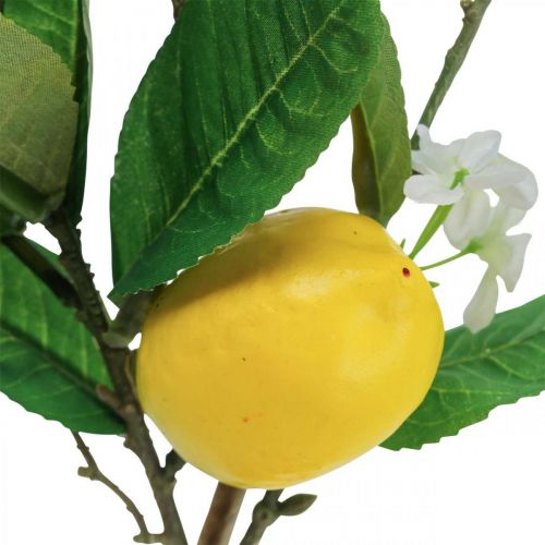 Artikel Dekorativ citrongren med blomster og frugter H68cm