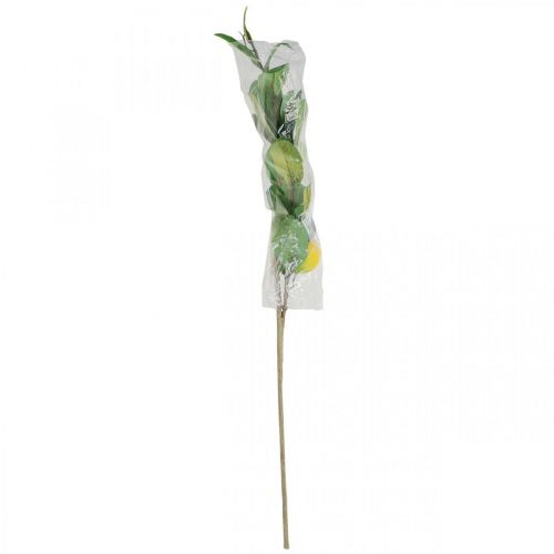 Artikel Dekorativ citrongren med blomster og frugter H68cm