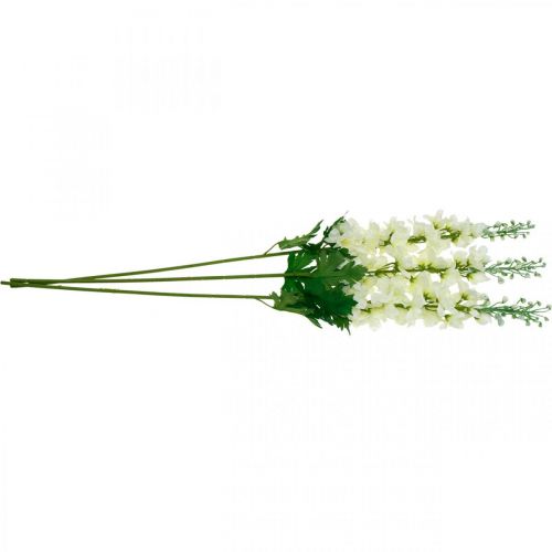 Artikel Delphinium Hvide Kunstige Delphinium Silkeblomster Kunstige Blomster 3 stk