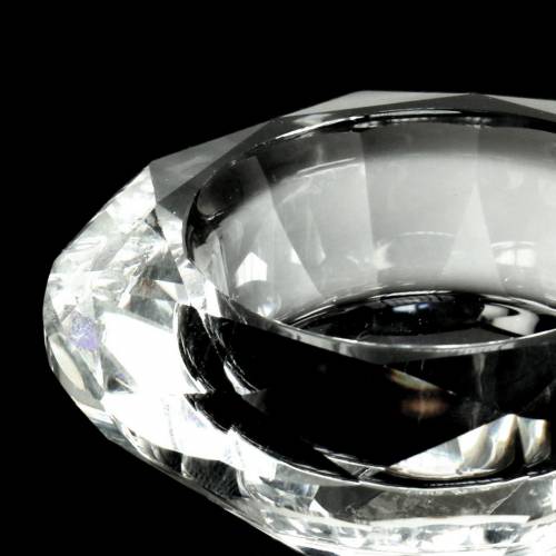 Floristik24 Tealight holder lysestage diamantklar Ø7cm