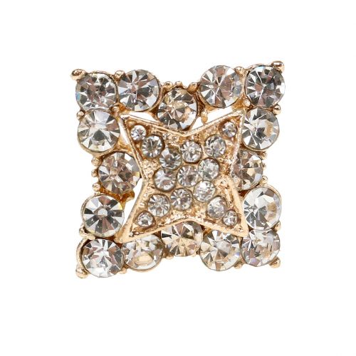 Artikel Diamantnål bryllupsdekoration guld 7cm 9 stk