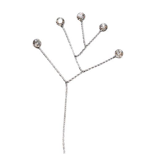 Diamantstreng klar skinnende 10cm 12 stk