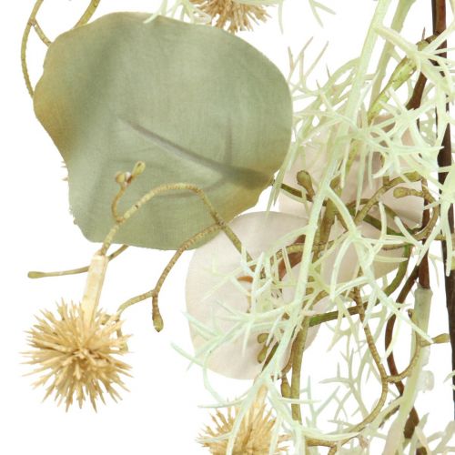 Floristik24 Tidselguirlande Klodetidsel kunstig plantedekoration guirlande 127cm