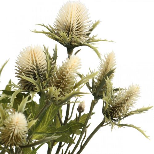 Artikel Tidsel kunstig deco gren creme 10 blomsterhoveder 68cm 3 stk