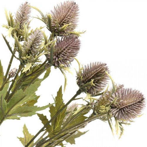 Floristik24 Kunstig tidsel lilla gren 10 blomsterhoveder 68cm 3stk