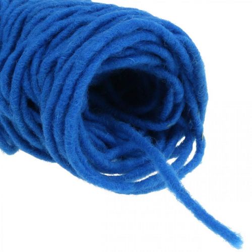 Artikel Vægetråd filtsnor med tråd 30m blå