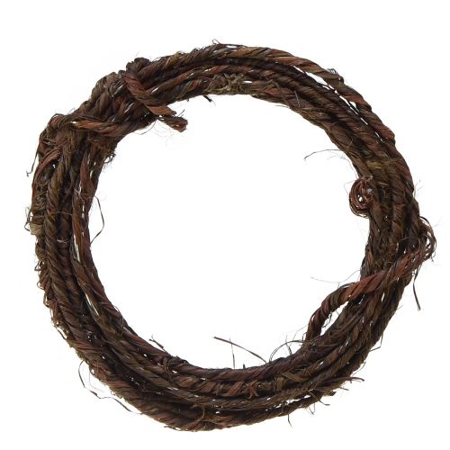 Floristik24 Wire Rustic Mørkebrun smykke wire rustik 3-5mm 3m