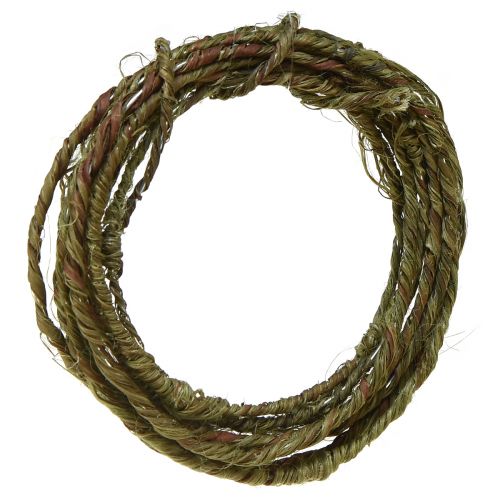 Floristik24 Wire Rustic Grønne smykker wire craft wire rustik 3-5mm 3m