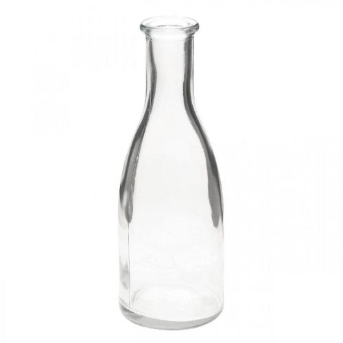 Floristik24 Trådkurv flaske vase metal borddekoration sort 23×9×12cm