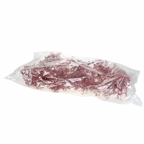 Floristik24 Dekoast koralgren rødhvid vasket 500g