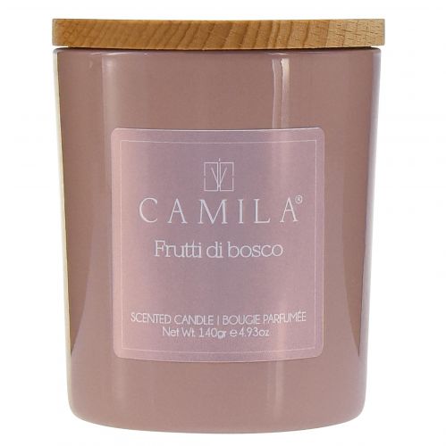 Artikel Duftlys i glas Camila skovfrugt Ø7,5cm H8cm