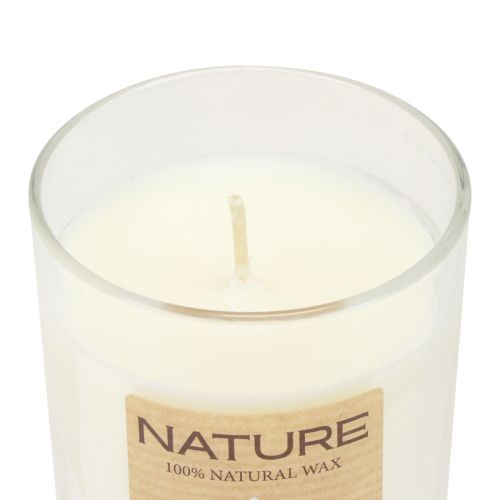 Duftlys i et glas naturvoks Wenzel Candles Magnolia 85×70mm
