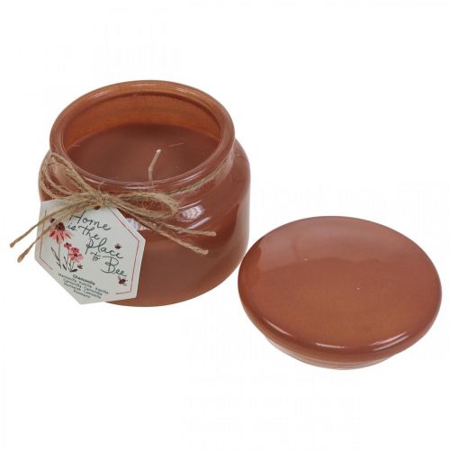 Floristik24 Duftlys i glas Vokslys kamille Ø10cm H8,5cm 3 stk.
