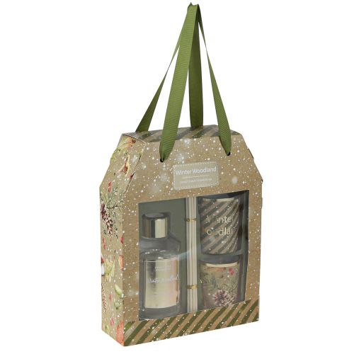 Floristik24 Duftlys værelse duft gaveæske Jul 16,5x6x21cm