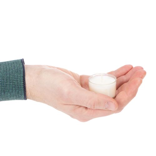 Artikel Citronella-duftende fyrfadslys til romantiske aftener derhjemme eller i haven, 25 mm, 7 timer, 18 stk.