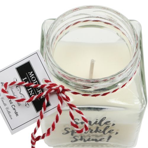 Floristik24 Duftende voks i et glas Smil, gnistre, skinne!