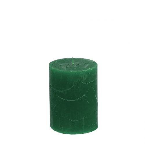 Ensfarvede lys mørkegrønne 60x80mm 4stk