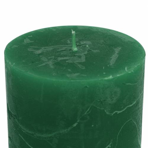 Artikel Ensfarvede lys mørkegrønne 70x80mm 4 stk