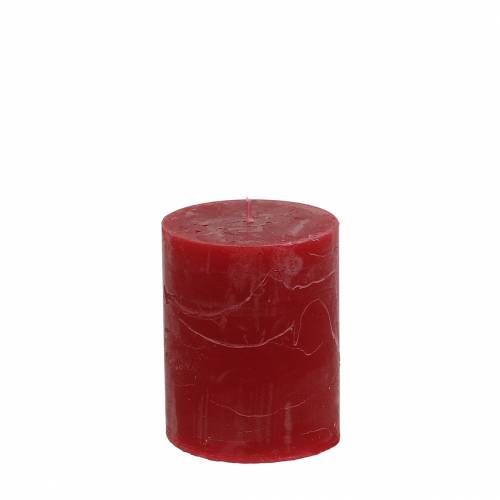 Artikel Ensfarvede lys mørkerøde 70x80mm 4 stk